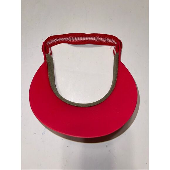 Vintage 1970’s  Miller High Life‎ Hard Plastic Red White Visor Retro Hat Cap main image 4